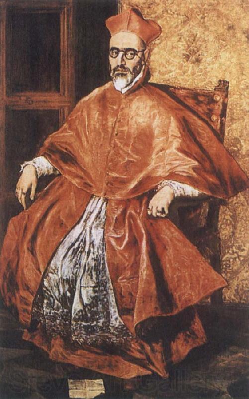 El Greco Portrait of a Cardinal France oil painting art
